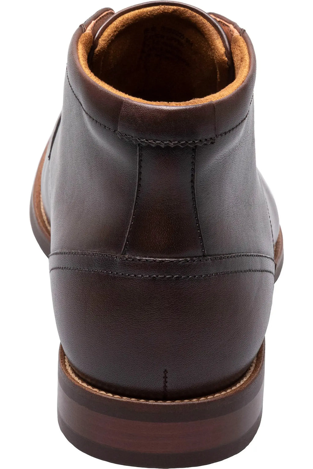 Wzrik Milano Leather Chukka Boots for Men – Cognac, Lace-Up, Plain Toe